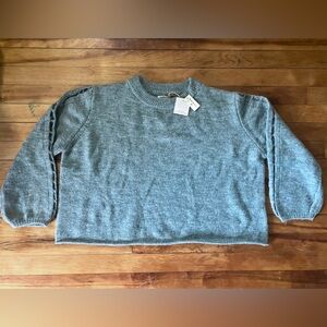 NWT Sage green oversized sweater